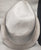 Seymour -- Unisex Fedora -- White Satin