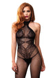 Shadi -- Women's Fishnet Halter Bodystocking