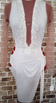 Skyla -- Women's Latin Rhythm Dress -- White
