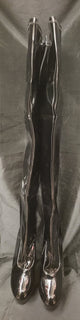 6" Sloane -- Women's Thigh High Platform Boot -- Black Patent