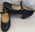 2.25" Marta -- Flamenco Shoe -- Black Leather