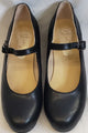 2.25" Marta -- Flamenco Shoe -- Black Leather