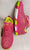 Spicy -- Full Sole Dancesneaker -- Fuschia/Yellow