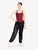 Taini -- Women's Nylon Rip Stop Jazz Pants -- Black