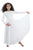 Tasha -- Girl's Liturgical Long Sleeve Dress -- White