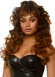 Terez -- Women's 24" Long Curly Ponytail Wig -- Brown