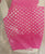 Theodora -- Women's Wrist Length Fishnet Gloves -- Fuschia