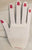 Theodora -- Women's Wrist Length Fishnet Gloves -- White