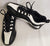 Toga -- Leather Full Sole Dancesneaker -- White/Black