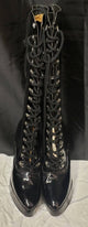 5.5" Troy -- Women's Platform Dress Boot -- Black Patent