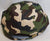 USA Flag III -- Cotton USA Baseball Cap -- Green Camo