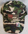 USA Flag III -- Cotton USA Baseball Cap -- Green Camo