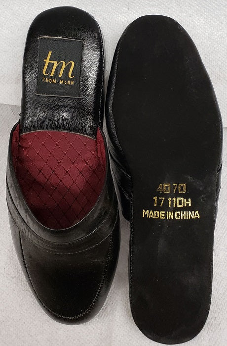 Vance 2 Men s Open Back Closed Toe Slipper Black