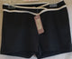 Waverly -- Women's Boy Shorts -- Black/Silver