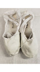 Wheeler -- Leather/Mesh Split Sole Ballet -- White