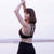 Yoko -- Women's Cross Back Sports Bra -- Black