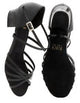 1.5" Annabella -- Women's Block Heel Latin Sandal -- Black