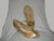1.75" Florence -- Open Toe Ballroom Shoe -- Gold/Ivory - Teddy Shoes