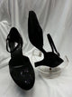 2.5" Doris-- Closed Toe Ballroom Shoe -- Black Silk/Sequins