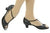 1.5" Lillian -- Latin Sandal -- Black - Teddy Shoes