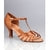 2" Crystal Danielle -- Cinnamon Satin - Teddy Shoes