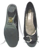 Calypso -- Womens Flat Shoes -- Black Croc Print