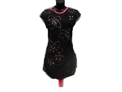 hot pink and black short dresses Strapless Hot Pink Black Pleated Short Prom Dresses, Short Hot Pink Bl Eip Collection