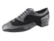 Jordan -- Men's Standard Ballroom Oxford -- Black Leather/Suede