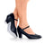 2" Betty -- Instep Strap Ballroom Shoe -- Black - Teddy Shoes