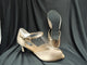 2.38" Charlotte -- Closed Back/Open Toe Ballroom Shoe -- Bronze Satin