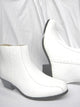 Cosmo -- Men's Cuban Heel Dress Boot -- White