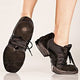 Jao -- Split Sole Sueded Dancesneaker -- Black