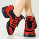 Jerry -- Split Sole Dancesneaker -- Red/Black