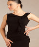 Women's Ballroom -- Ruffle Tank Top -- Black