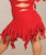 Women's Ballroom -- Handkerchief Skirt -- Red