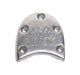 Quella -- Duo Tone Heel Taps -- Silver