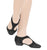 .75" Pedini Femme -- Split Sole Teaching Shoe -- Black - Teddy Shoes