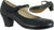 2.25" Folklorico Jr. -- Children's Flamenco Shoe --  Black - Teddy Shoes