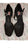 2.75" Gerri - Flare Heel Latin Sandal -- Black Suede