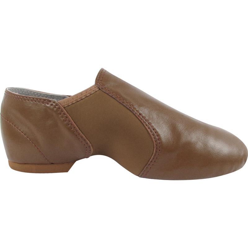 Javier -- Split Sole Jazz Slip-On -- Mocha Cambridge