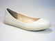 Lupe -- Women's Flat Shoe -- White Patent