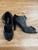 3" Onyx -- Women's Flare Heel Latin Sandal -- Black