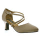 2.38" Amber -- Standard Ballroom Shoe -- Bronze Satin