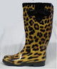 Raquel -- Women's Flat Heel Boots -- Leopard