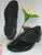 Ramsey – Men's Standard Saddle Tie - Black Leather/Black Patent - Teddy Shoes