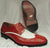 Randall --  Men's Dress Oxford  -- Red/White - Teddy Shoes