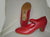 2.25" Malaga -- Flamenco Shoe -- Red - Teddy Shoes