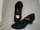 1.5" Lydia -- Canvas Ballroom Shoe -- Black