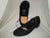 1" Ginger -- Canvas Ballroom Shoe -- Black - Teddy Shoes
