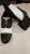 Roy -- Men's Cap Toe Ballroom Oxford -- Black/White
